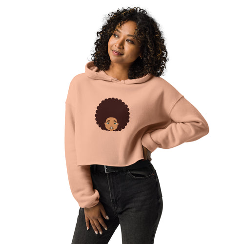 Afro Cutie Crop Hoodie