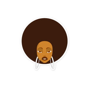 Afro Cuties Stickers - Hoops