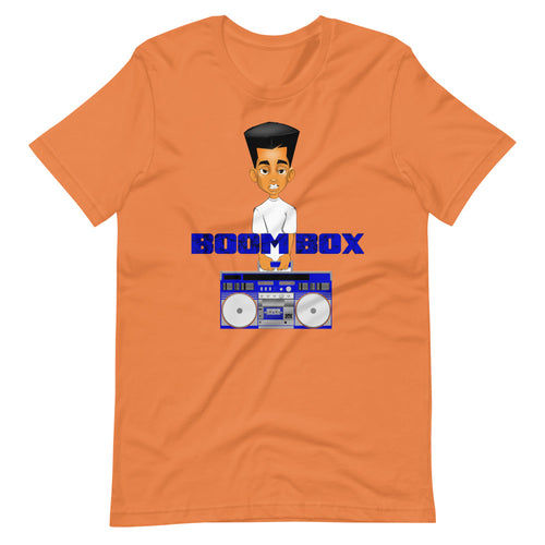 Boom Box Blue Box. Short-Sleeve Unisex T-Shirt