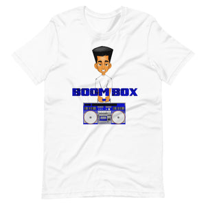 Boom Box Blue Box. Short-Sleeve Unisex T-Shirt