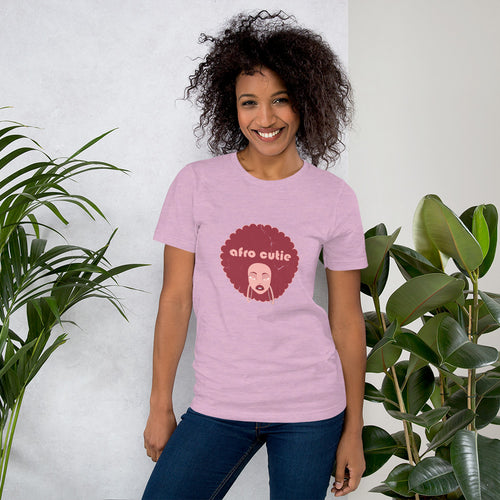 Afro Cutie Vintage Short-Sleeve Unisex T-Shirt